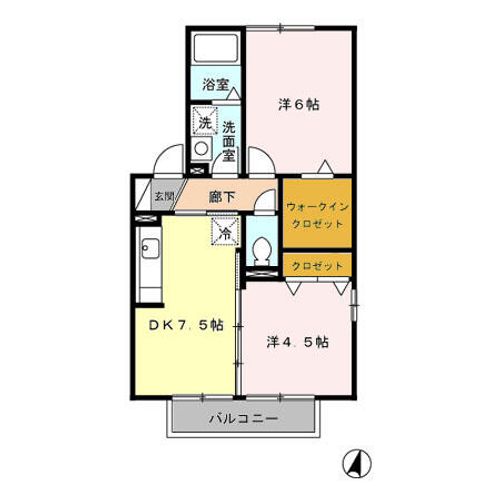 シャトン・アイ B棟の間取り