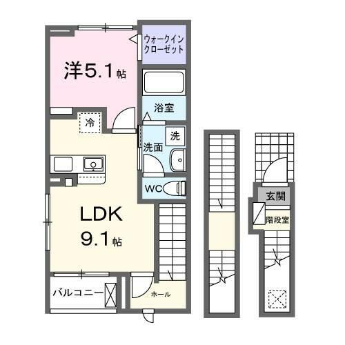 サニーサイドの間取り