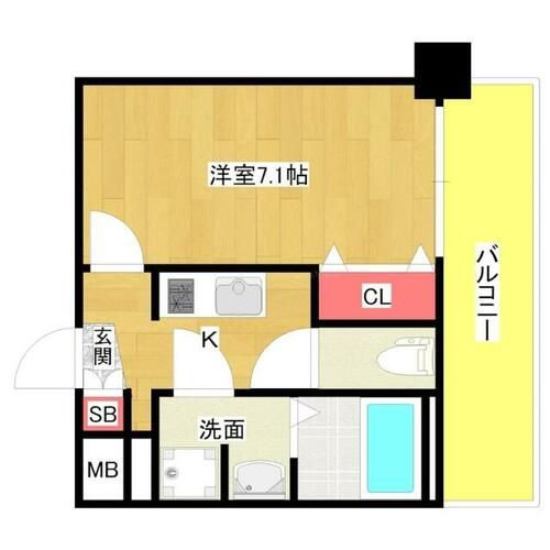 アドバンス大阪ベイシティの間取り