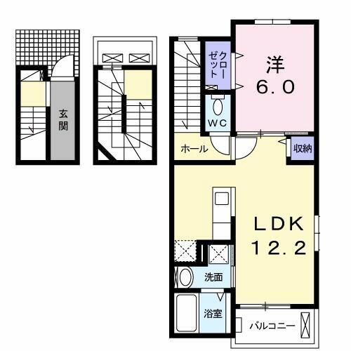 エクスクルーシブⅣの間取り