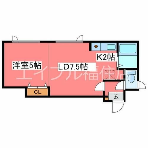 コンフォール札幌の間取り