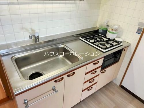 兵庫県尼崎市田能1丁目(マンション)の賃貸物件のキッチン