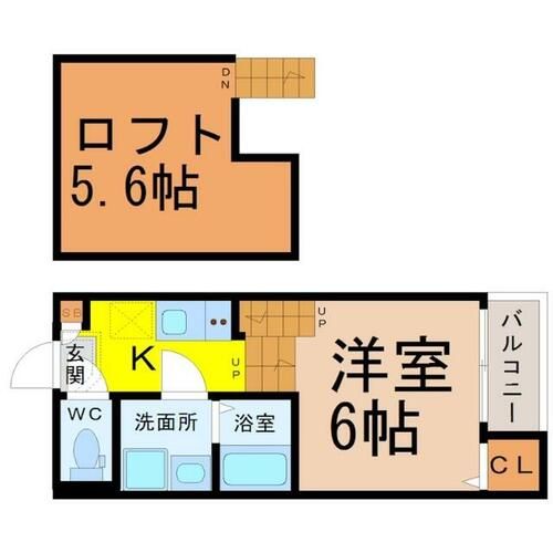 ハーモニーテラス松月町の間取り