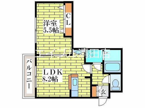 コーポプロビデンスの間取り