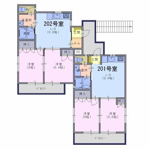 SophiaⅡ202の間取り