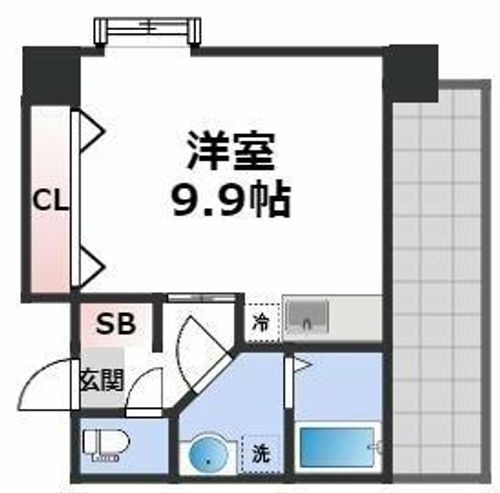 アスリート本町リバーウエストの間取り