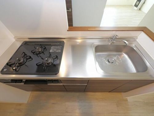 北海道札幌市西区西町北13丁目(マンション)の賃貸物件のキッチン