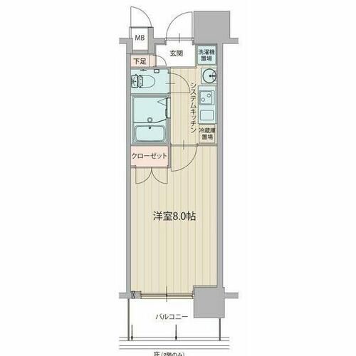 愛知県名古屋市天白区原1丁目(マンション)の賃貸物件の間取り