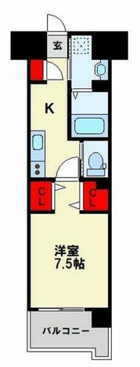 ウィングス西本町の間取り