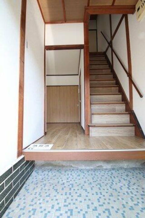 大阪府堺市東区日置荘田中町(一戸建)の賃貸物件の玄関