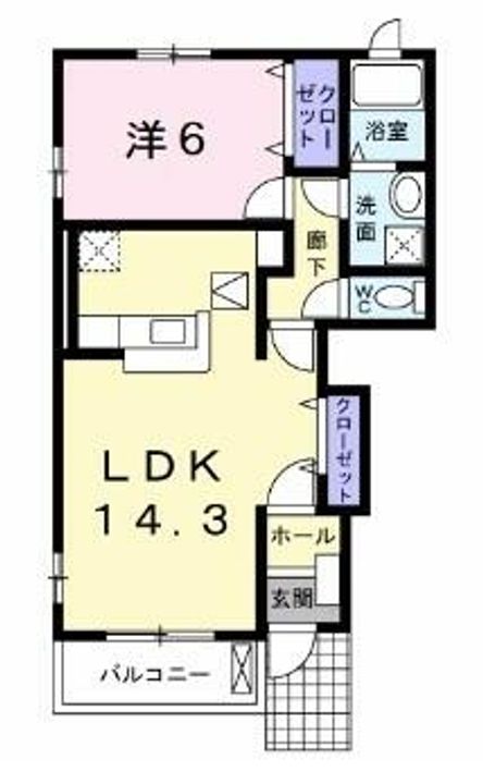 ラッフィナート・カーサ弐番館の間取り