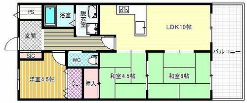 エクセール松原の間取り