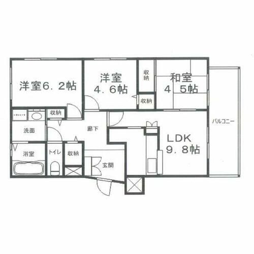 ハッピーコート御立の間取り