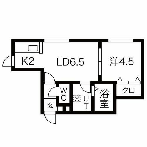 サンテラス手稲本町Ⅱ103の間取り