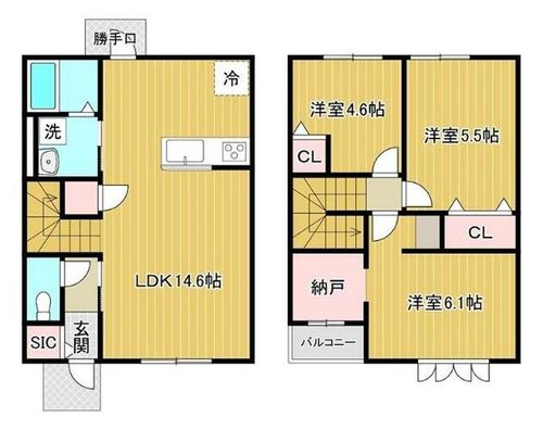 Grand Nord ⅡBの間取り