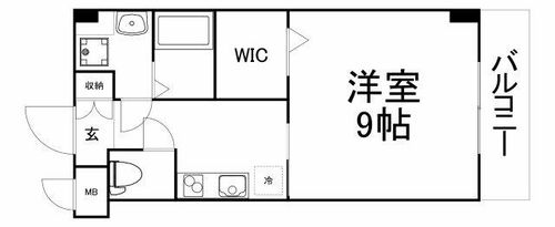 大阪府大阪市城東区野江3丁目(マンション)の賃貸物件の間取り