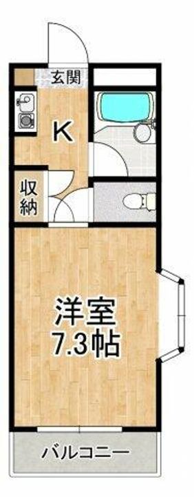 ロアール尾崎の間取り