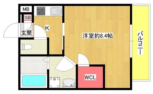 ブリリオ大阪BAY205の間取り