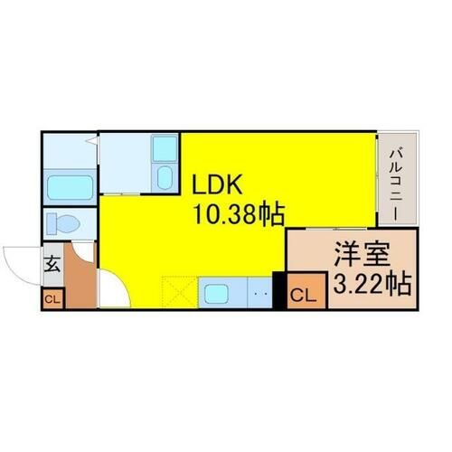 愛知県名古屋市南区松下町4丁目(アパート)の賃貸物件の間取り