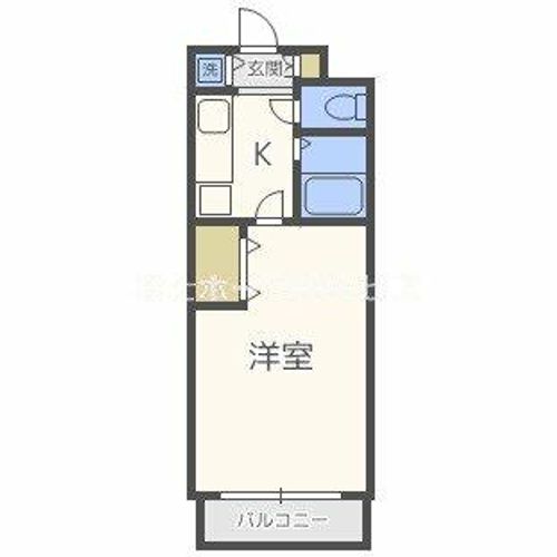 大阪府大阪市住吉区我孫子東3丁目(マンション)の賃貸物件の間取り