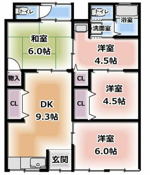 足立文化の間取り