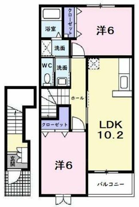 雅 壱番館の間取り
