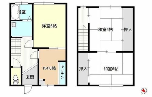 イニシア赤穂塩屋2の間取り