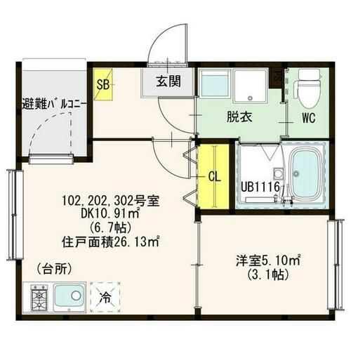 Avance Clanir瑞穂の間取り