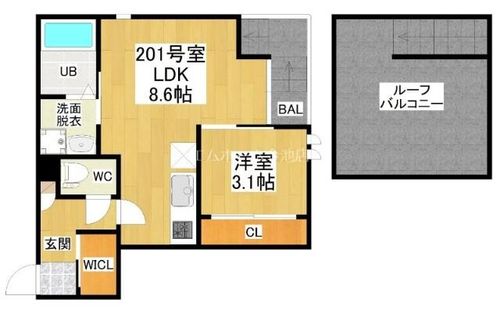 GRANDTIC東枇杷島駅前の間取り