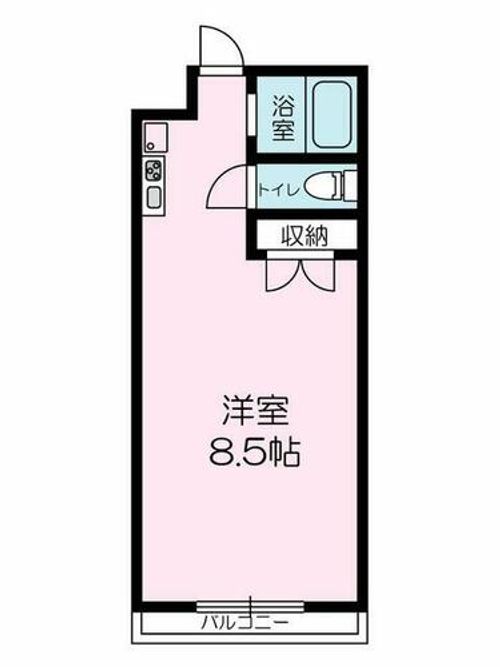 ルナTAKINO204の間取り