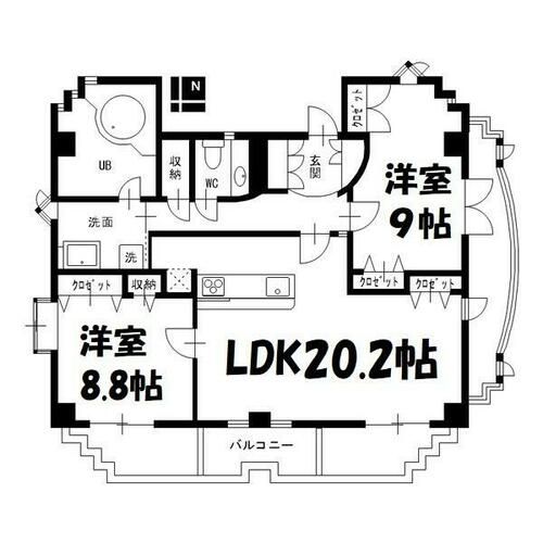 T&Sセンチュリーハイツの間取り