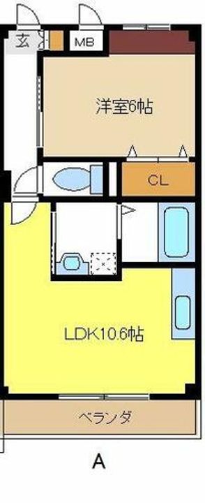 プランドールⅢの間取り