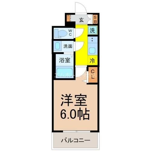プレサンス桜山駅前アフォードの間取り