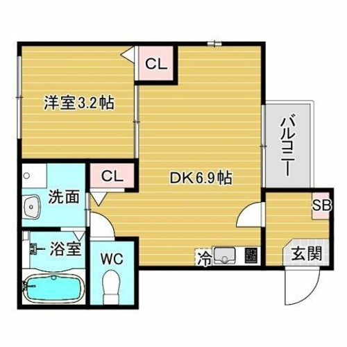 アルタイ石橋阪大前の間取り