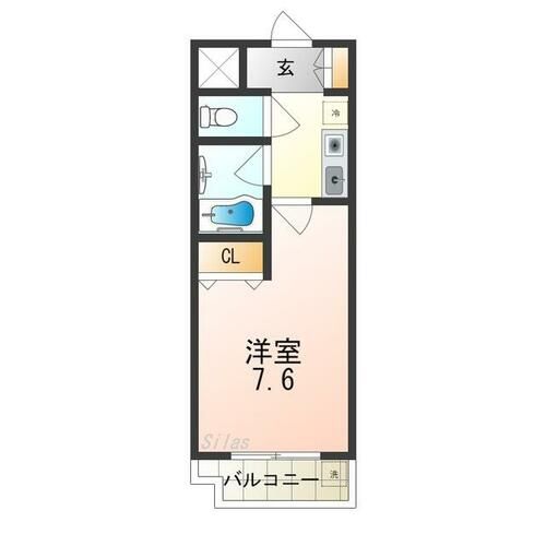 ベルデ堺東の間取り