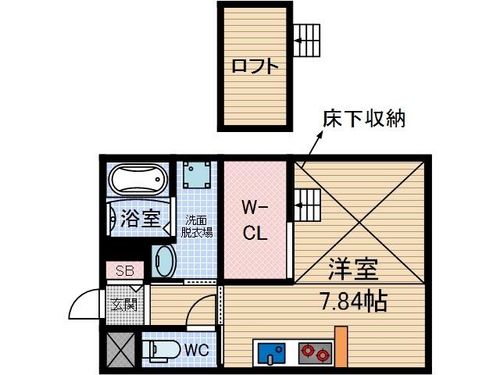 ラフィーネの間取り