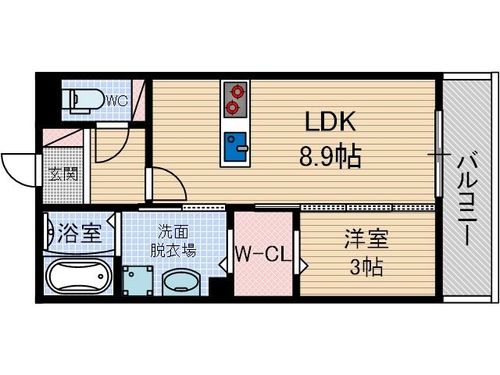 ヘルト・シュトラーセの間取り
