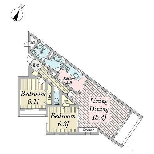 Orden穂波0202の間取り