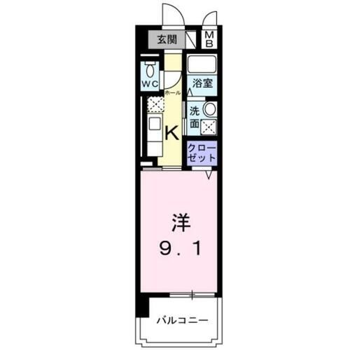 レクイアーレ大宮の間取り