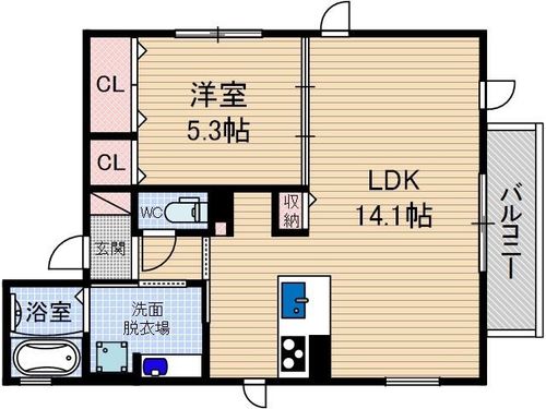 オーク太田3の間取り