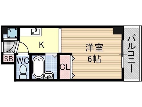 シャトー黒田312の間取り