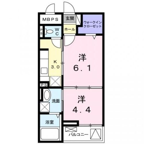 クレメントハウスの間取り