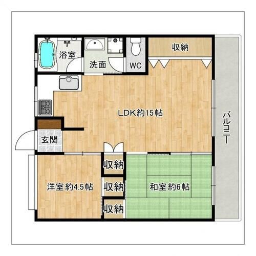 世利ビル603の間取り