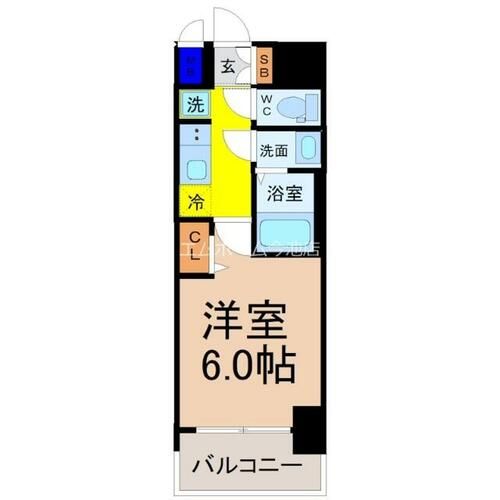 プレサンス桜山駅前アフォードの間取り