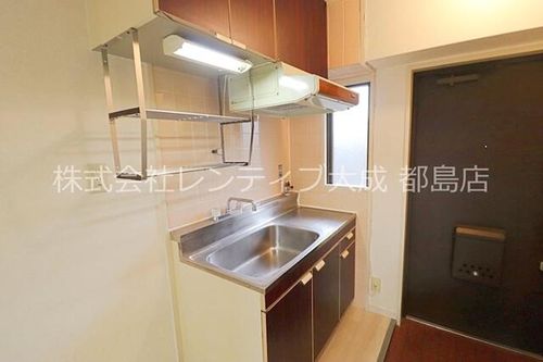 大阪府大阪市都島区都島中通1丁目(マンション)の賃貸物件のキッチン
