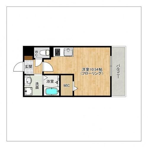 LIBTH筑紫駅前Ⅱ501の間取り