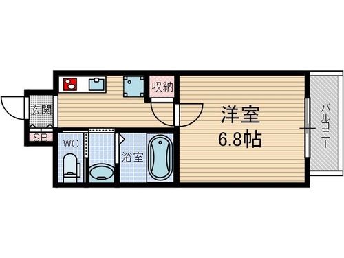 エスト茨木の間取り