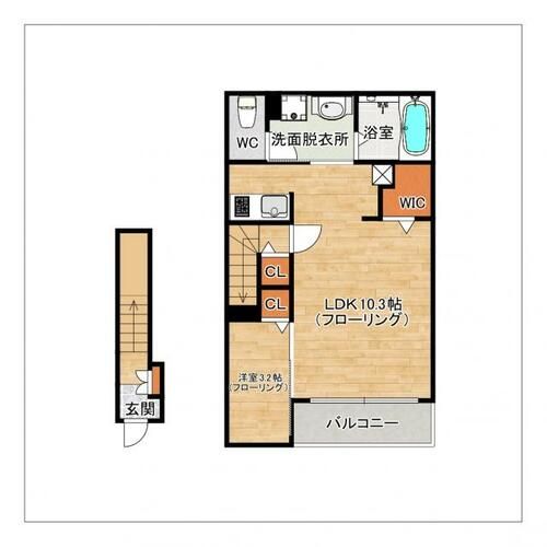 ボン シャオンスII203の間取り