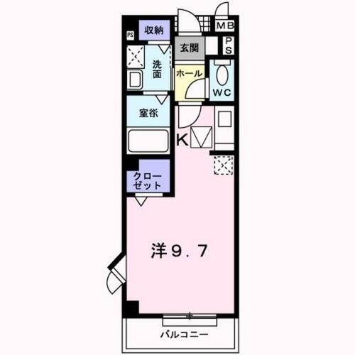 大阪府堺市中区土師町5丁(アパート)の賃貸物件の間取り