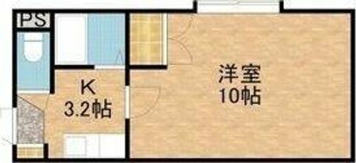 北海道札幌市中央区南七条西12丁目(マンション)の賃貸物件の間取り